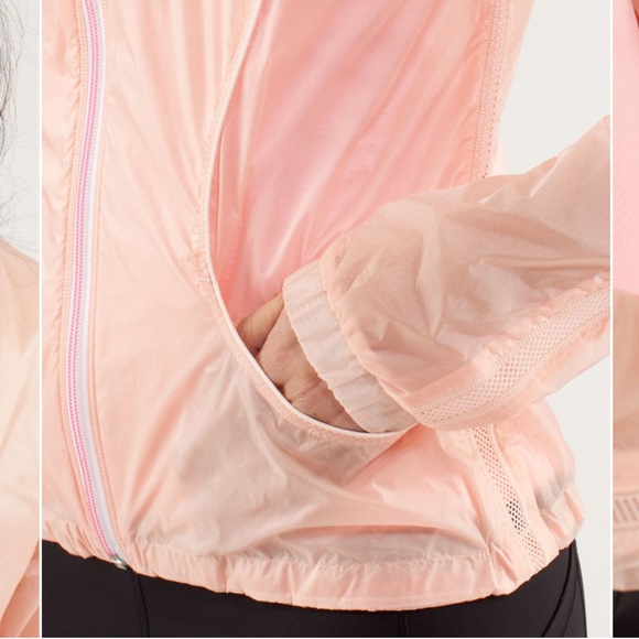 Lululemon Transparent-See Jacket in Parfait Pink - Picture 9 of 9